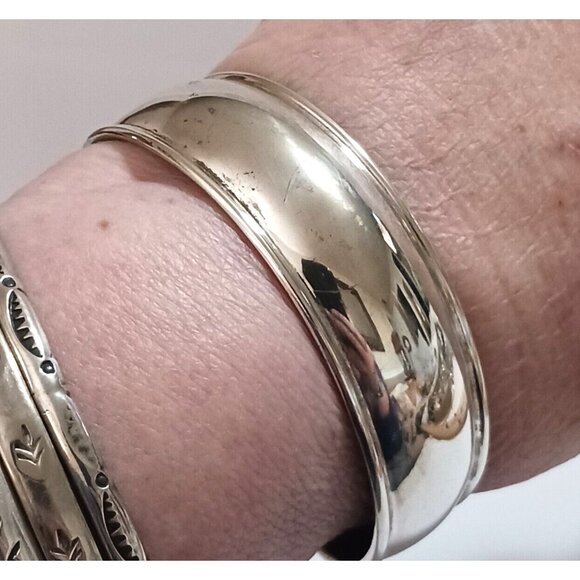 Sterling Silver Cuff Bracelet (1207) - Picture 4 of 7